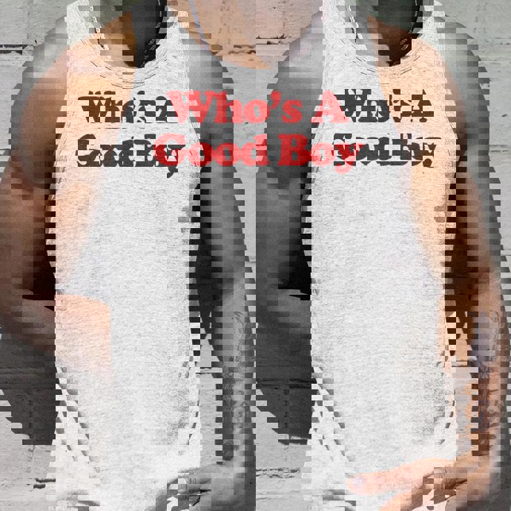 Who's A Good Boy Y2k Aesthetic Trendy タンクトップ 彼への贈り物