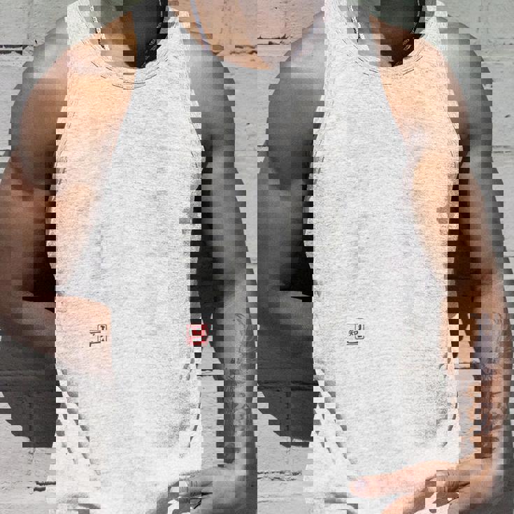 「今日も野球 2」面白い 筆文字 ユーモア満点 背面に文字入りデザイン おもしろプリント タンクトップ 彼への贈り物