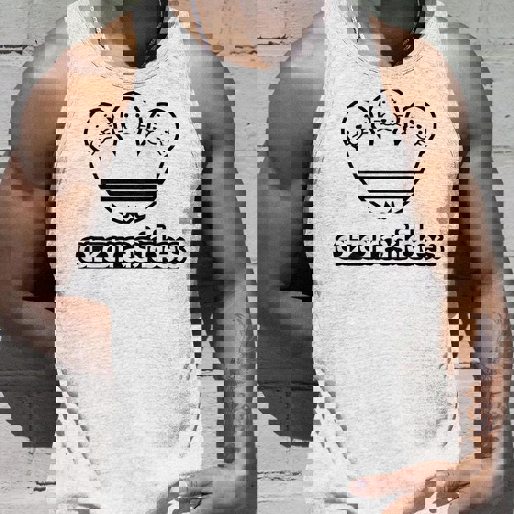 【バックプリント・背中側】アザラシデス Azarasides ゴマちゃん ブランド パロディ 面白 かわいい タンクトップ 彼への贈り物