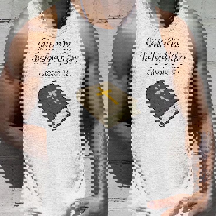 あなたの中のキリスト 聖書箇条 キリスト教 イエス・キリスト タンクトップ 彼への贈り物