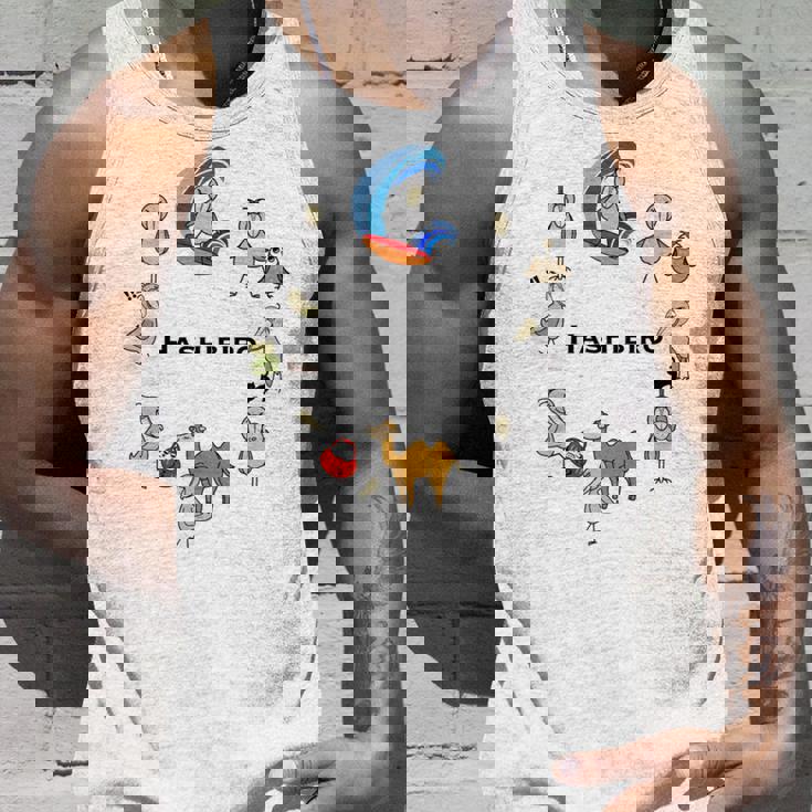 みんな大好きハシビロコウ 動かない鳥 はしび郎クラブtシャツ 絵しりとり遊び どうぶつ Zoo 長袖tシャツ タンクトップ 彼への贈り物