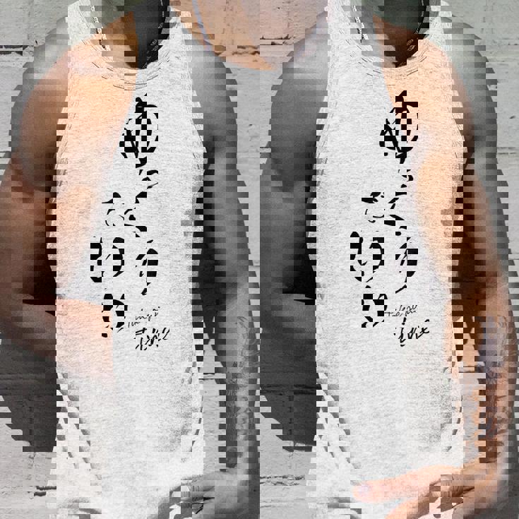 ゆっくりでいい 筆文字 ポジティブ 日本語 メッセージ 和モダン デザイン ギフト 雑貨 文字 タンクトップ 彼への贈り物