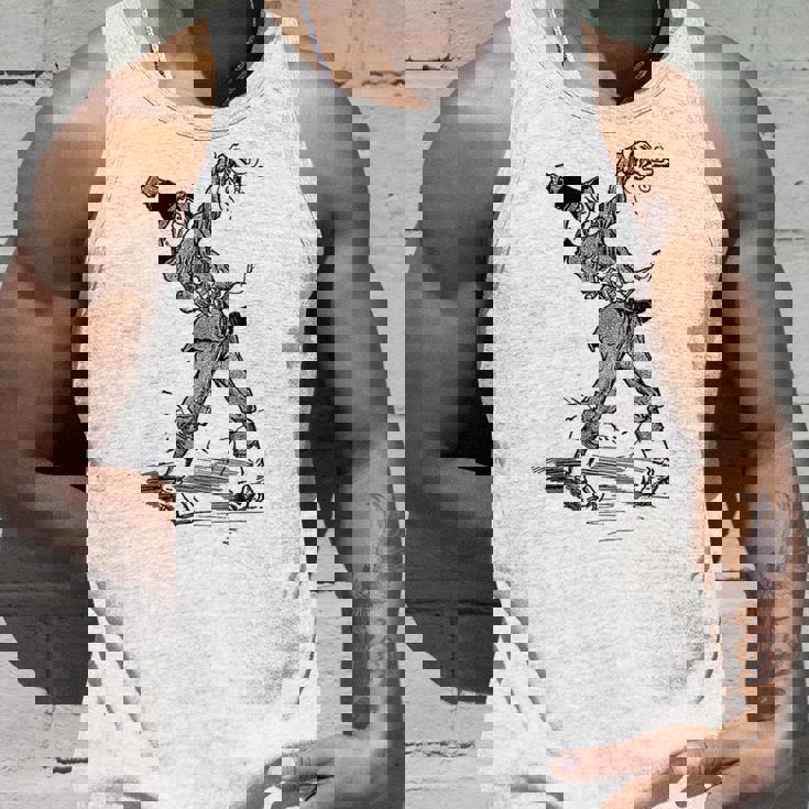 オズの土地 ビンテージアート ハロウィーン オズの魔法使い かかし タンクトップ 彼への贈り物