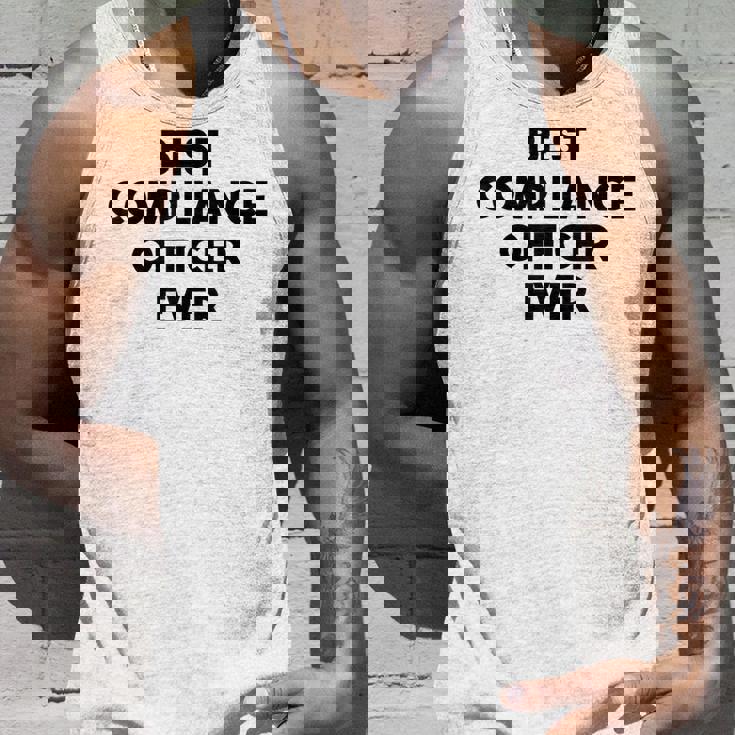 コンプライアンスオフィサーファニー-史上最高のコンプライアンスオフィサー。 タンクトップ 彼への贈り物