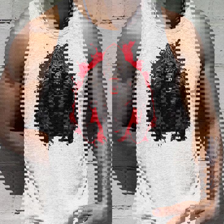 ゴリラ・ボディビル・ワークアウト バックプリント・ジム タンクトップ 彼への贈り物