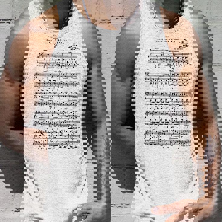 ショパン ピアノ ピアニスト 楽譜 B-Flat-Minor Musicians タンクトップ 彼への贈り物