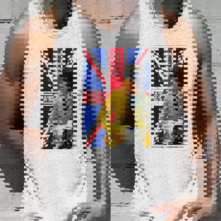 ジェフベック_002_Back Printed タンクトップ 彼への贈り物