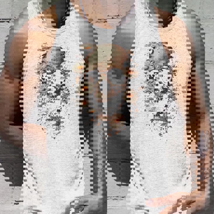 スカルバックプリント。 タンクトップ 彼への贈り物