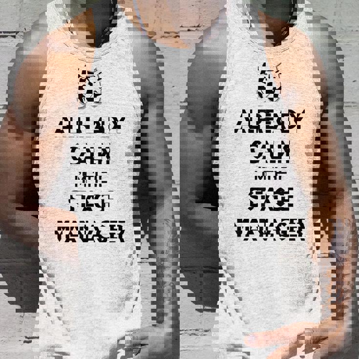 ステージ マネージャー ギフト Already Calm I'mtage Manager タンクトップ 彼への贈り物