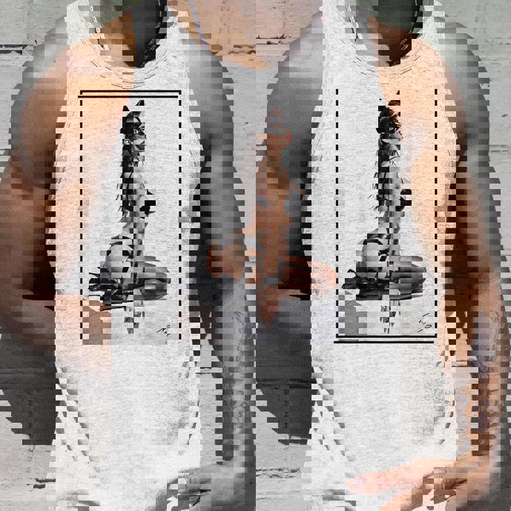 セクシーガールグラフィックtシャツ バッドキティ ピンナップ バックプリント タンクトップ 彼への贈り物