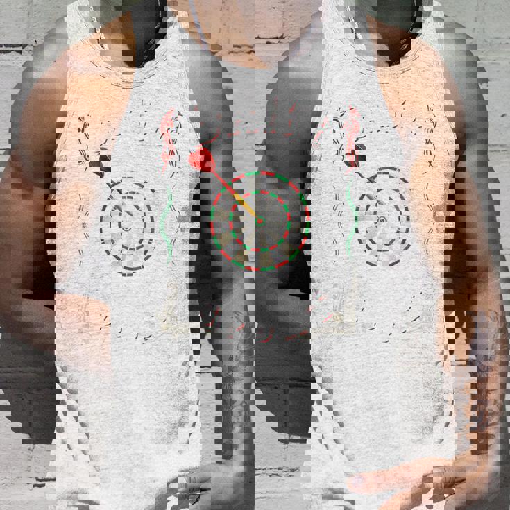 バックプリント ダーツ スポーツ ダーツボード アローダーツクラブ協会 タンクトップ 彼への贈り物