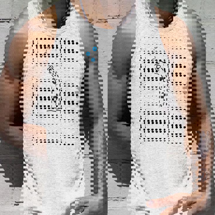 チンアナゴ《ドット柄 水玉模様》【どうぶつフレンズ】魚 水族館の生き物 かわいい 面白い 動物 タンクトップ 彼への贈り物