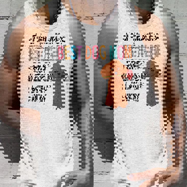 トイプードル最高の犬ママバレンタインデー面白い犬の恋人 長袖tシャツ タンクトップ 彼への贈り物