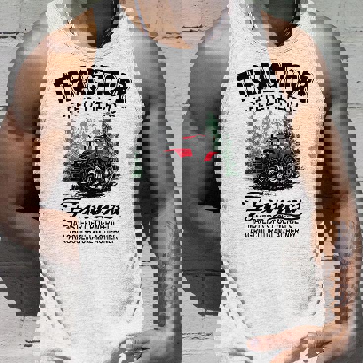 トラクター トラクター トラクター 農家 農業 タンクトップ 彼への贈り物