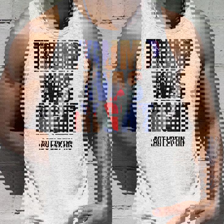 トランプはすべてについて正しかった-トランプ・キス・フラッグ タンクトップ 彼への贈り物