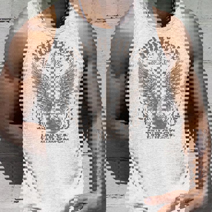 ナッシュビル テネシー ギター カントリーミュージック シティ レディース メンズ キッズ タンクトップ 彼への贈り物