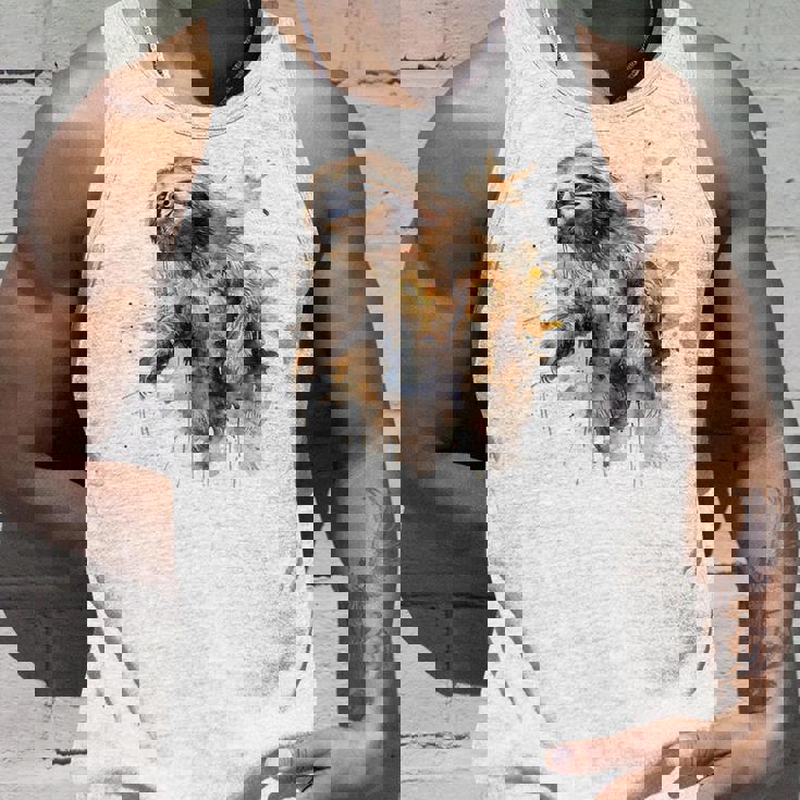 ナマケモノのアートワーク 動物ナマケモノ タンクトップ 彼への贈り物