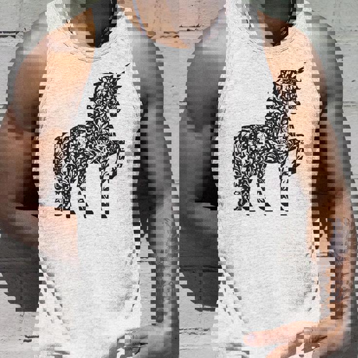 ファンタジーレインボーユニコーンホースファンunicornloverユニコーン タンクトップ 彼への贈り物