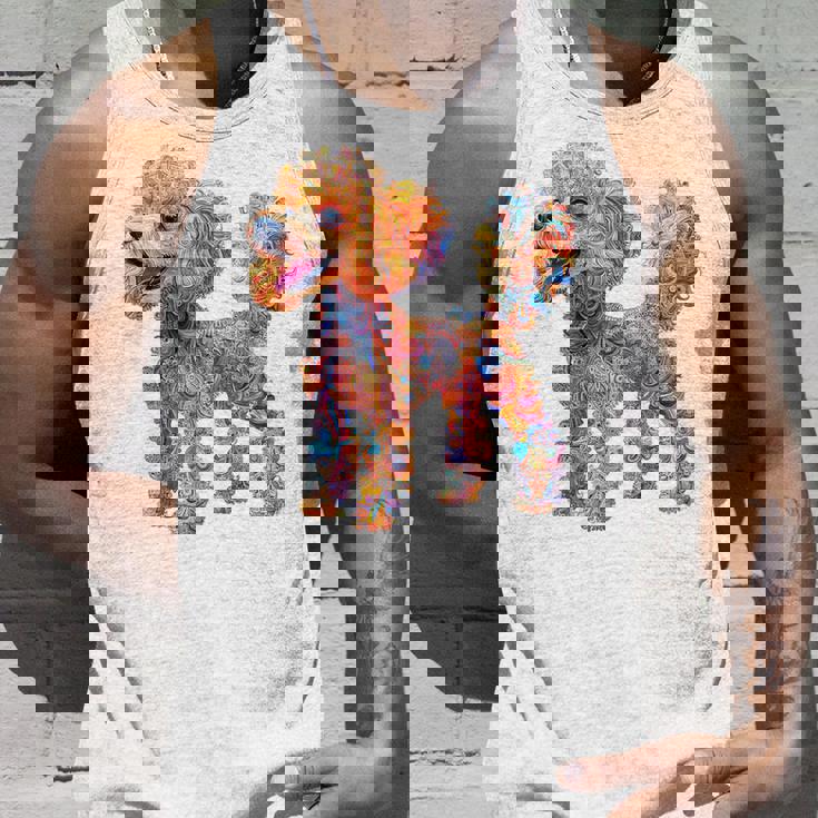 プードル 犬 モチーフ ペット イラスト プードル タンクトップ 彼への贈り物