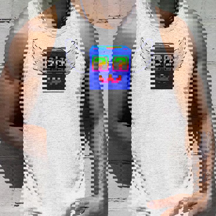 ロックスゲーム内でブレインロットゴッドラッキーブロック4頭脳を盗む タンクトップ 彼への贈り物