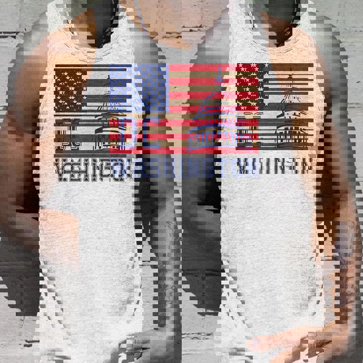 ワシントンdc アメリカ国旗tシャツ タンクトップ 彼への贈り物