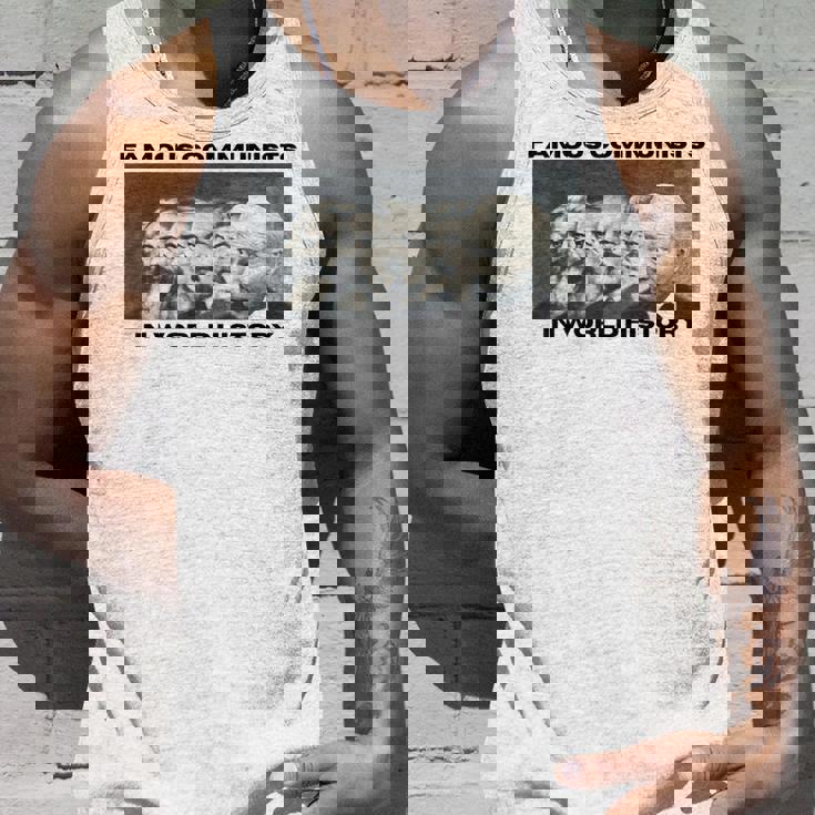 世界史で有名な反バイデン共産主義者 タンクトップ 彼への贈り物