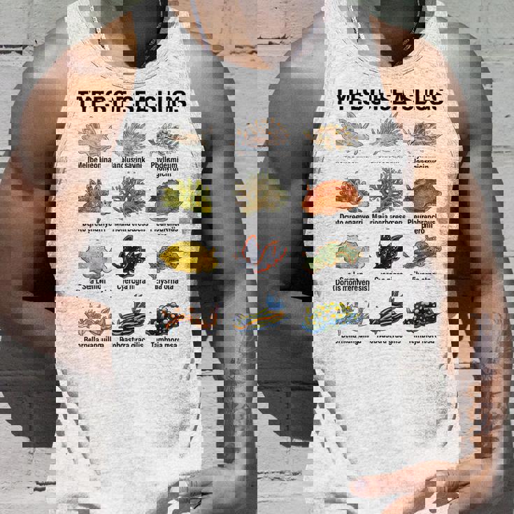 海洋ナメクジの種類科学海洋生物学チャート タンクトップ 彼への贈り物