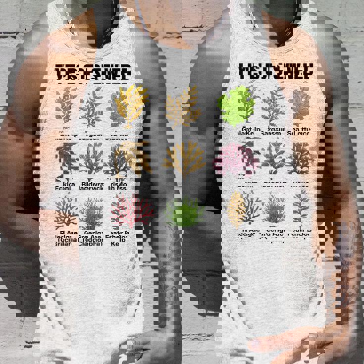 海藻の種類、海藻種チャート、海藻の種類 タンクトップ 彼への贈り物