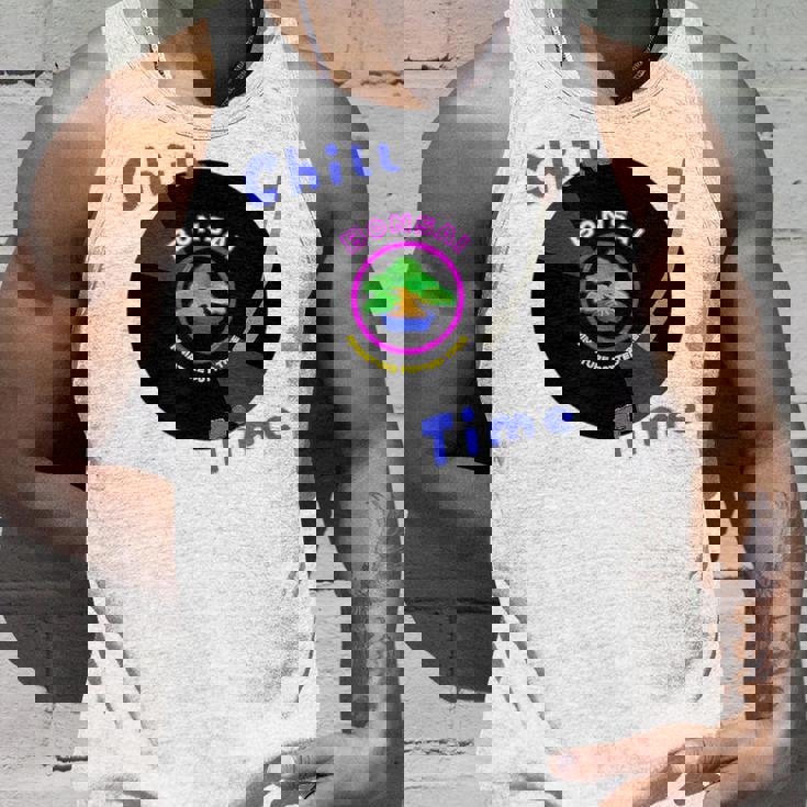 盆栽×レコード 静かに過ごすチル時間デザイン タンクトップ 彼への贈り物