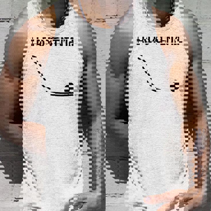 私には面白い物理学の可能性があった タンクトップ 彼への贈り物