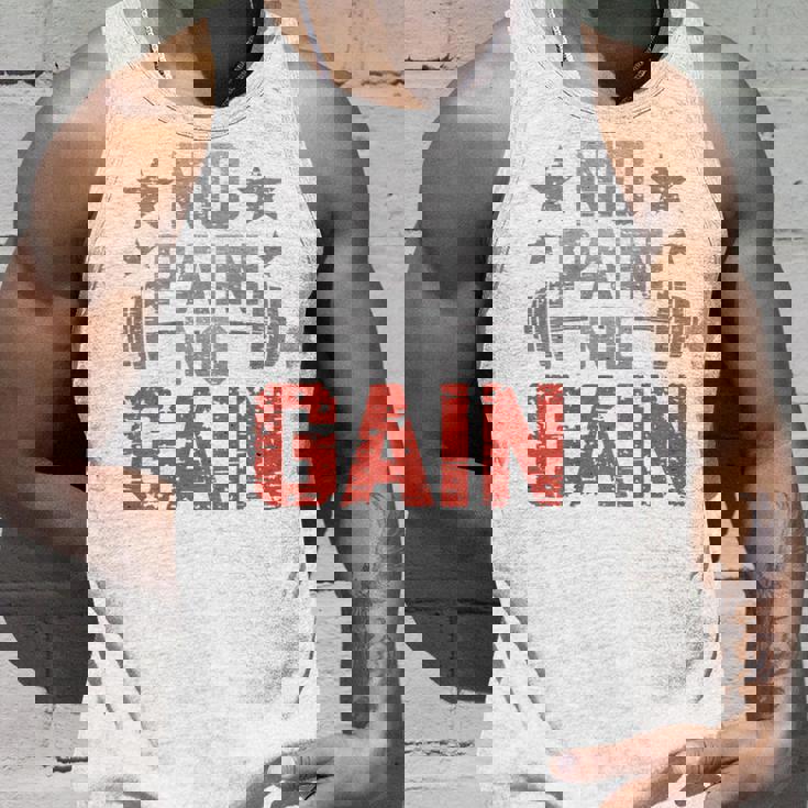 裏面にプリント No Pain No Gainign No Pain No Gain Meme タンクトップ 彼への贈り物