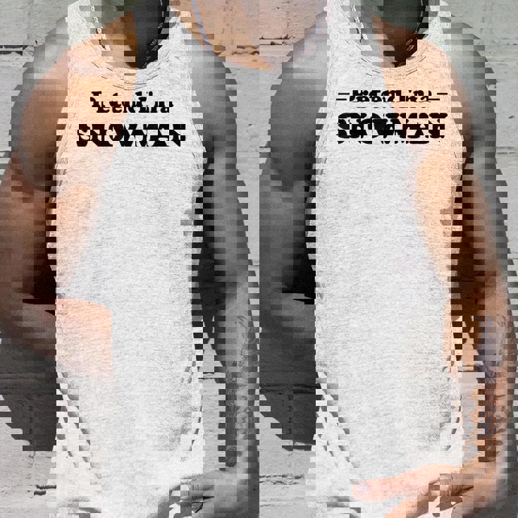 雪だるま ハロウィン コスチューム ごっこ I'm Anowman タンクトップ 彼への贈り物