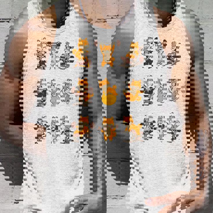 面白いtシャツ 柴犬 筋トレ ジム イヌ グッズ かわいい おもしろ 面白い 服 ネタ おもしろtシャツ タンクトップ 彼への贈り物