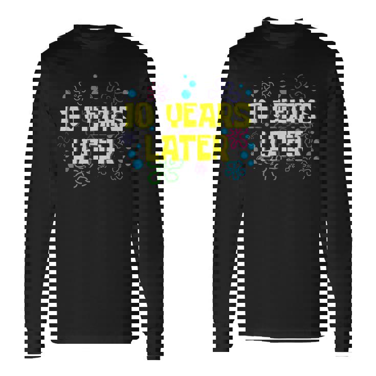 10歳の誕生日 10年後 10歳の誕生日 長袖Tシャツ