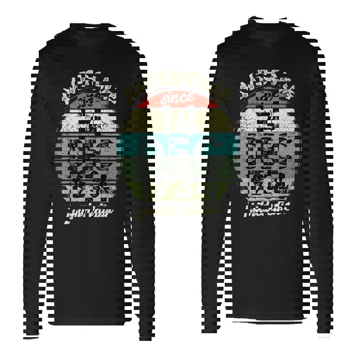 1934年12月14日 90歳の誕生日 90歳 2024年 誕生日 長袖Tシャツ