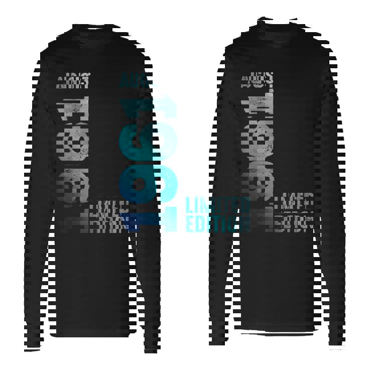 1961年8月 1961年 ヴィンテージ 1961年限定版 長袖Tシャツ