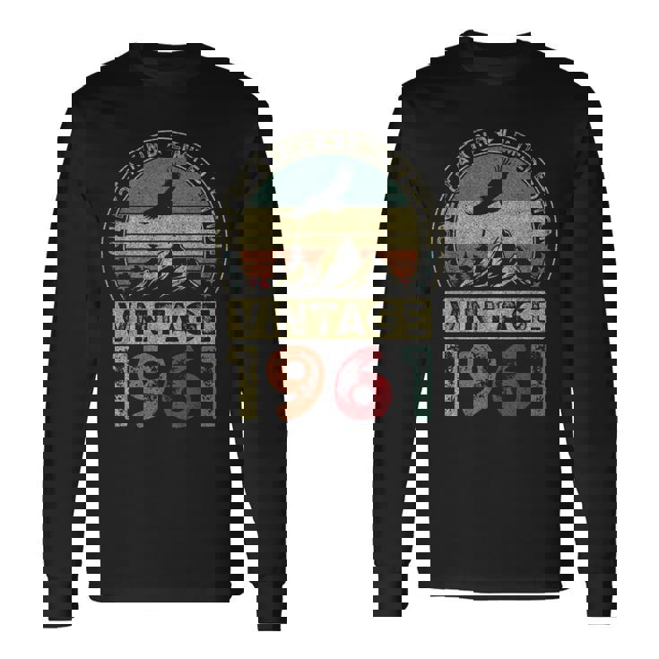 1961年ヴィンテージ、限定版、65歳の誕生日、65歳 長袖Tシャツ