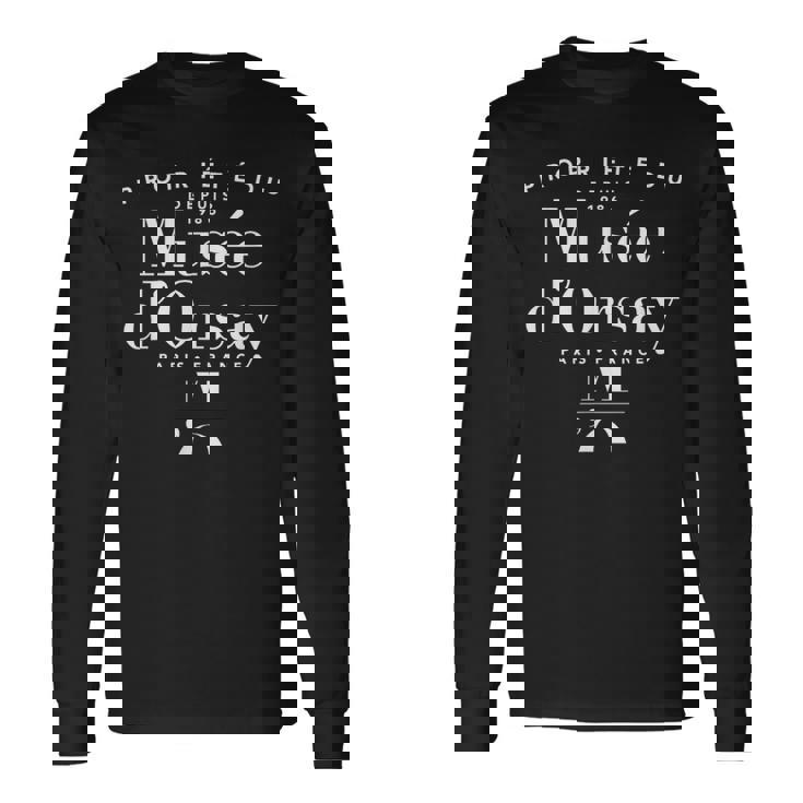 1986年創業、フランス・パリ・オルセー美術館の所有物。 長袖Tシャツ