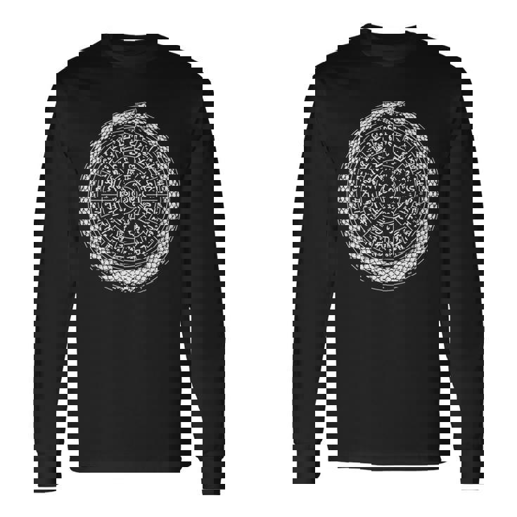 2025年 巳年 龍体文字フトマニ図 長袖tシャツ 長袖Tシャツ