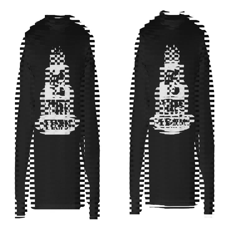 43年のお祝い イベント、記念日、誕生日。 長袖Tシャツ