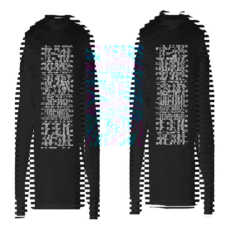 50歳の誕生日の面白いシャツ オールドメーター 面白い50歳ギフト 長袖Tシャツ