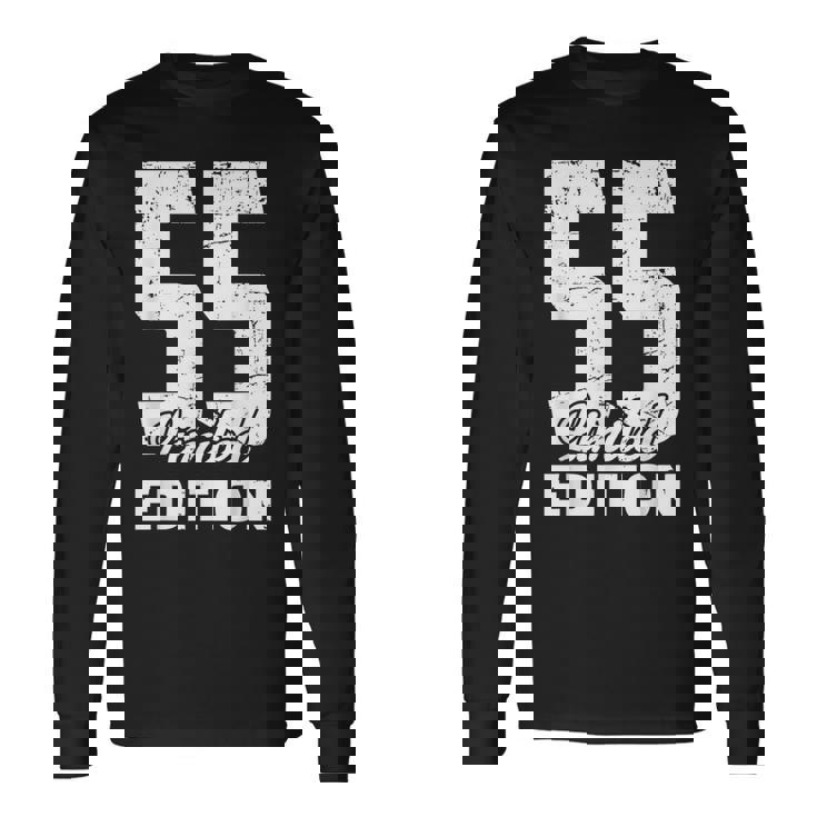55歳の誕生日 限定版 記念日 ヴィンテージ 55歳 長袖Tシャツ