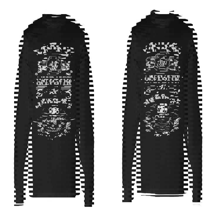 58歳の誕生日デコレーション 58歳の誕生日ギフト 男性用 長袖Tシャツ