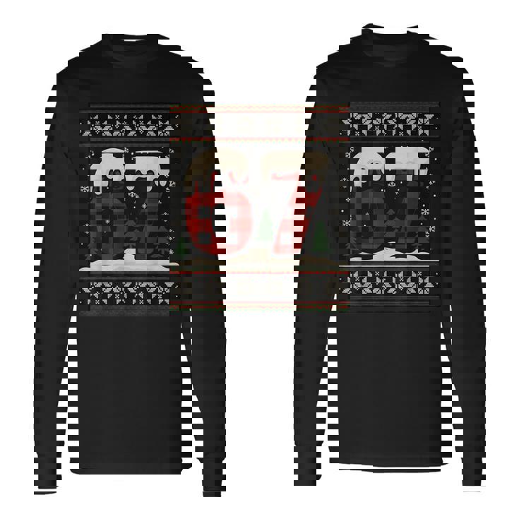 67 Ugly Christmas Party For Holiday Fun Long Sleeve T-Shirt