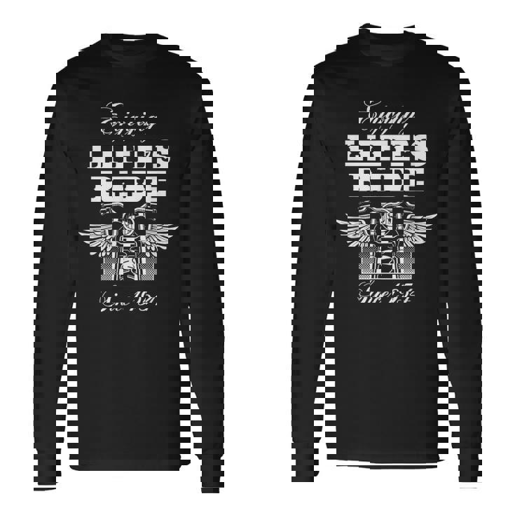 70歳 モーターサイクリスト モーターサイクル ライダー 1954 70歳の誕生日 長袖Tシャツ