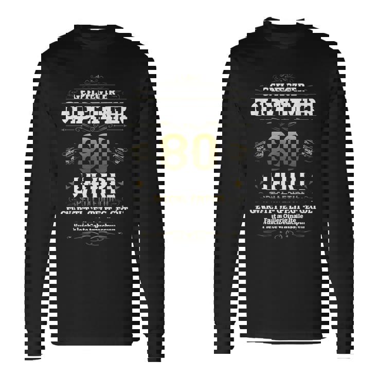 80 歳の誕生日 男性 オールドタイマー ヴィンテージ 1946 面白い 長袖Tシャツ