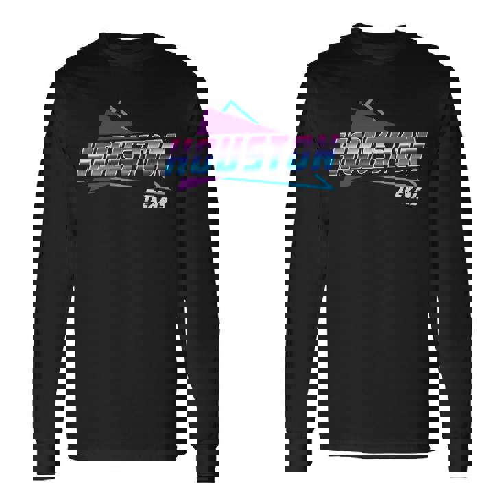 80S Houston 80年代ヒューストン 長袖tシャツ 長袖Tシャツ