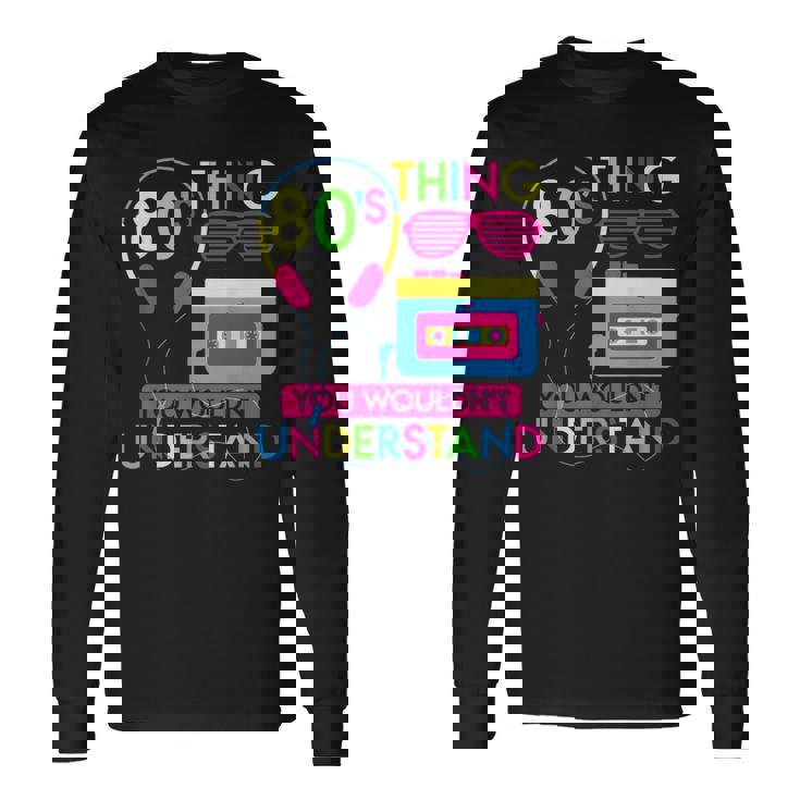 80年代コスチューム 1980年代テーマ パーティー 80年代スタイル ファッション衣装 長袖Tシャツ