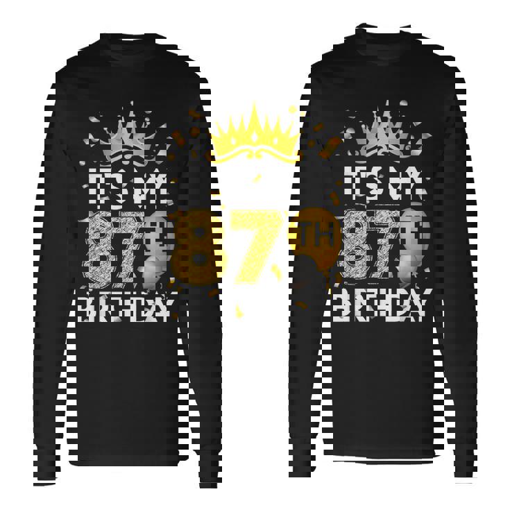 87歳の誕生日プレゼント 87歳の誕生日 87歳の誕生日 長袖Tシャツ