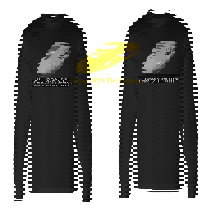 923形ドクターイエローT4３Dクール 長袖Tシャツ
